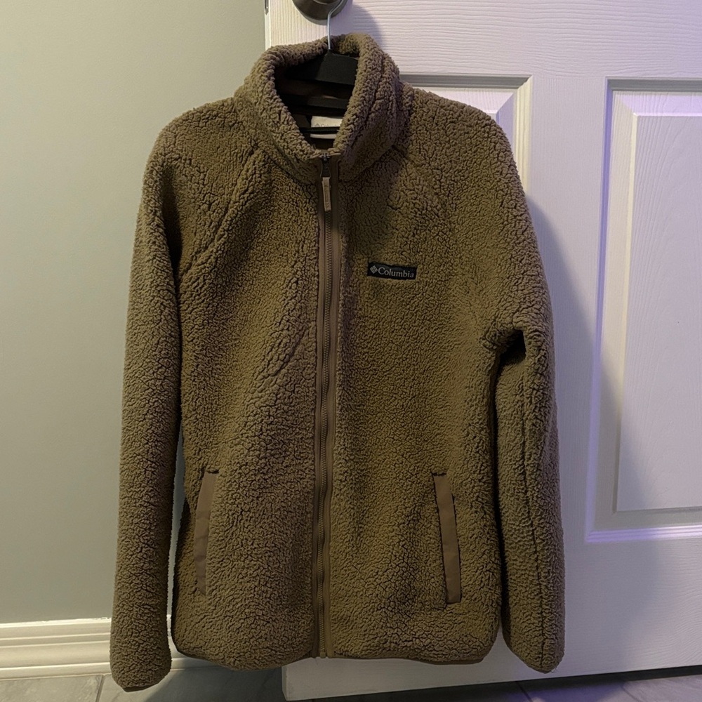 Columbia Men’s Tan Full Zip Fleece Jacket